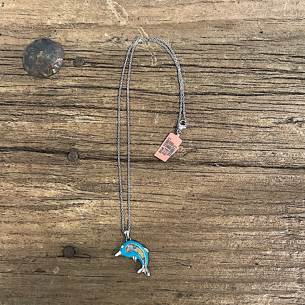 Blue Dolphin Necklace